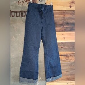 Vintage Men's Seafarer Utility Blue Jeans